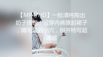 【MP4/HD】一脸清纯掏出奶子揉捏！没穿内裤撩起裙子，微毛紧致小穴，掰开特写超诱惑