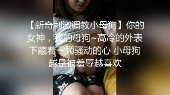 【新奇刺激调教小母狗】你的女神，我的母狗~高冷的外表下藏着一颗骚动的心 小母狗越是被羞辱越喜欢