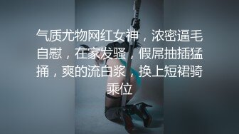 气质尤物网红女神，浓密逼毛自慰，在家发骚，假屌抽插猛捅，爽的流白浆，换上短裙骑乘位