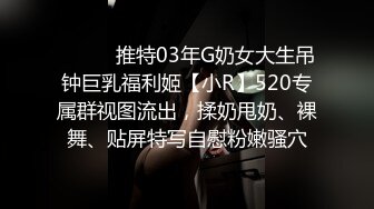 ⚫️⚫️推特03年G奶女大生吊钟巨乳福利姬【小R】520专属群视图流出，揉奶甩奶、裸舞、贴屏特写自慰粉嫩骚穴