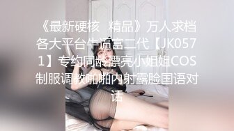 《最新硬核⭐精品》万人求档各大平台牛逼富二代【JK0571】专约同龄漂亮小姐姐COS制服调教啪啪内射露脸国语对话