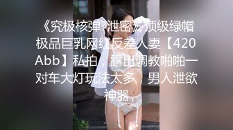 《究极核弹?泄密》顶级绿帽极品巨乳网红反差人妻【420Abb】私拍，露出调教啪啪一对车大灯玩法太多，男人泄欲神器