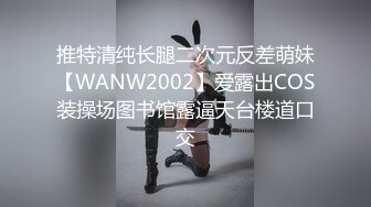 推特清纯长腿二次元反差萌妹【WANW2002】爱露出COS装操场图书馆露逼天台楼道口交