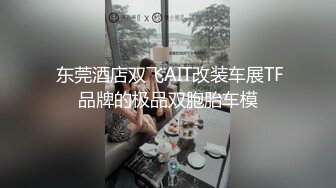  东莞酒店双飞AIT改装车展TF品牌的极品双胞胎车模