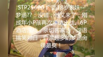 STP25606 广西18岁表妹--梦涵??：没错，他又来了，刚成年小P孩再次申请出战。6P酒店淫战，亲切客家话，淫语搞笑对白，白浆超多的梦涵肏得最爽！