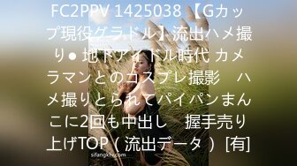 FC2PPV 1425038 【Gカップ現役グラドル】流出ハメ撮り● 地下アイドル時代 カメラマンとのコスプレ撮影　ハメ撮りとられてパイパンまんこに2回も中出し　握手売り上げTOP（流出データ） [有]